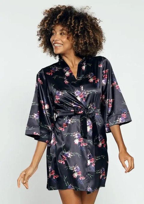 Peniuar DKaren Flowers S-2XL DKaren Peniuar DKaren Flowers S-2XL DKaren