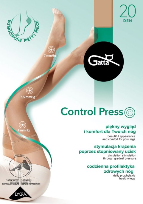 Pończochy Gatta Control Press 20 den 1-4 Gatta Pończochy Gatta Control Press 20 den 1-4 Gatta
