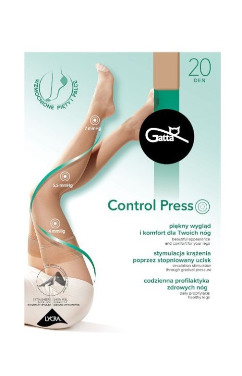 Pończochy Gatta Control Press 20 den 1-4 Gatta Pończochy Gatta Control Press 20 den 1-4 Gatta