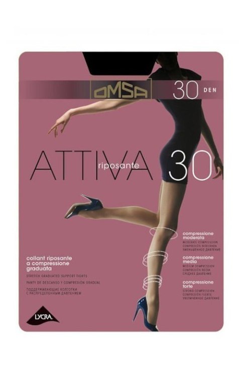 Rajstopy Omsa Attiva 30 den 2-5 Omsa Rajstopy Omsa Attiva 30 den 2-5 Omsa