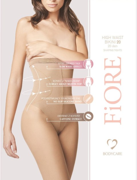 Rajstopy Fiore M 5218 High Waist Bikini 20 den 2-4 Fiore Rajstopy Fiore M 5218 High Waist Bikini 20 den 2-4 Fiore