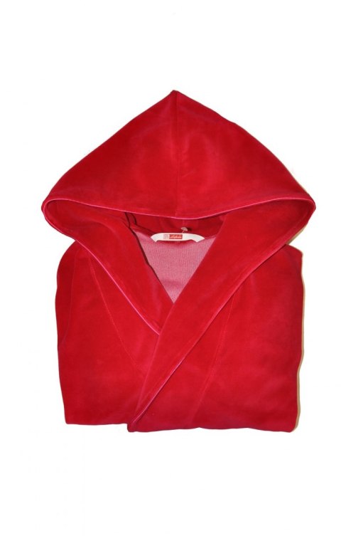 Szlafrok De Lafense 664 Lydie długi z kapturem S-2XL De Lafense Szlafrok De Lafense 664 Lydie długi z kapturem S-2XL De Lafense