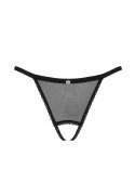 Stringi Obsessive Celia Noir Crotchless Thong XS-2XL Obsessive