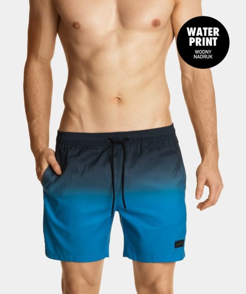 Szorty kąpielowe Atlantic KMB-210 S-2XL Water Print Atlantic Szorty kąpielowe Atlantic KMB-210 S-2XL Water Print Atlantic