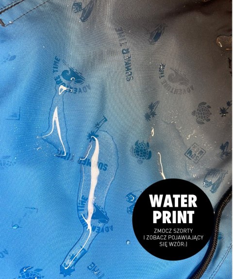 Szorty kąpielowe Atlantic KMB-210 S-2XL Water Print Atlantic Szorty kąpielowe Atlantic KMB-210 S-2XL Water Print Atlantic