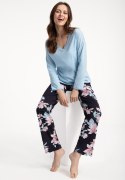 Piżama Luna 614 dł/r M-2XL Z24 damska Luna Piżama Luna 614 dł/r M-2XL Z24 damska Luna