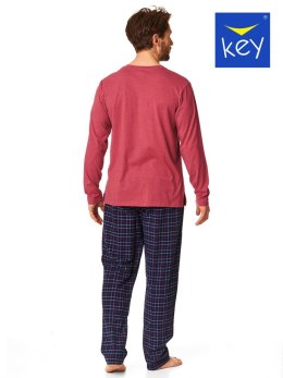 Piżama Key MNS 451 B22 Flanela M-2XL męska Key