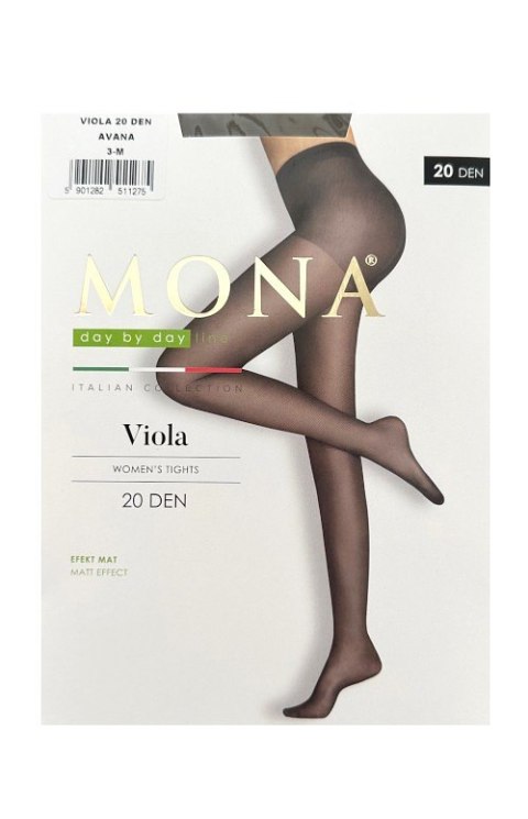 Rajstopy Mona Viola Matt Effect 20 den 1-4 Mona Rajstopy Mona Viola Matt Effect 20 den 1-4 Mona