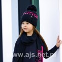 Komplet AJS 46-488 Czapka + szalik AJS Komplet AJS 46-488 Czapka + szalik AJS