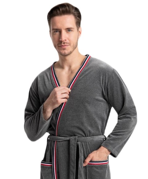 Szlafrok Luna 854 Velour 3XL męski Luna Szlafrok Luna 854 Velour 3XL męski Luna