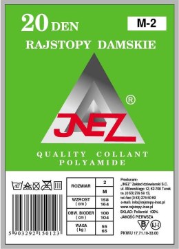 Rajstopy Inez Elastil 20 den 2-M woreczek Inez