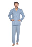 Piżama Regina 463 dł/r 2XL-3XL L24 męska rozpinana Regina Piżama Regina 463 dł/r 2XL-3XL L24 męska rozpinana Regina