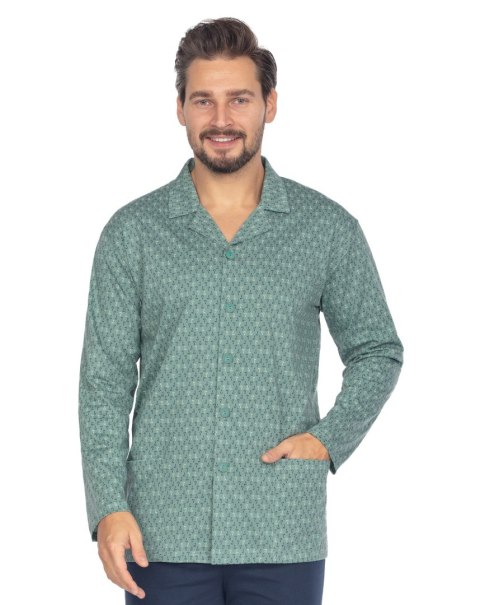 Piżama Regina 463 dł/r 2XL-3XL L24 męska rozpinana Regina Piżama Regina 463 dł/r 2XL-3XL L24 męska rozpinana Regina