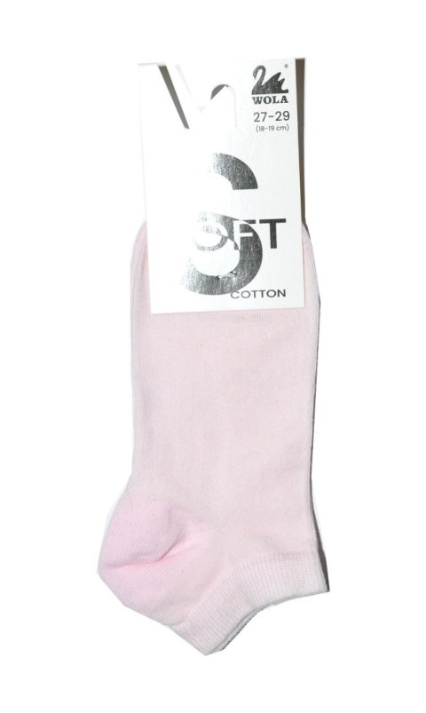 Stopki Wola W31.060 Soft Cotton Gładkie 27-32 Wola Stopki Wola W31.060 Soft Cotton Gładkie 27-32 Wola