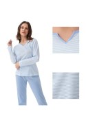 Piżama Luna 395 dł/r S-2XL Z24/25 damska Luna Piżama Luna 395 dł/r S-2XL Z24/25 damska Luna