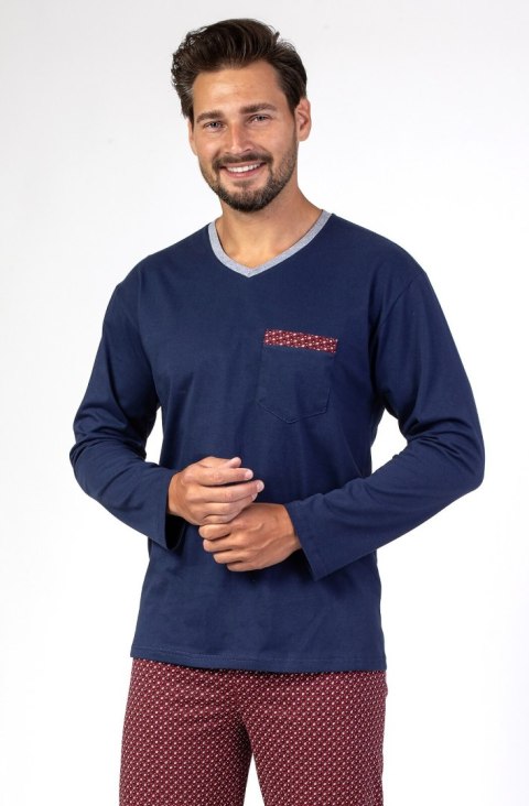 Piżama Regina 465 dł/r S-XL Z24/25 męska Regina Piżama Regina 465 dł/r S-XL Z24/25 męska Regina