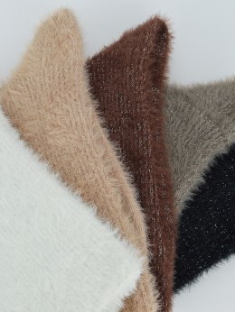 Skarpety Noviti SB079 Puchate Gładkie Lurex 36-41 Noviti