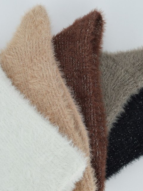 Skarpety Noviti SB079 Puchate Gładkie Lurex 36-41 Noviti Skarpety Noviti SB079 Puchate Gładkie Lurex 36-41 Noviti
