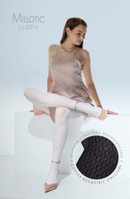 Rajstopy Knittex Millotic 3D 50 den 2-4 Knittex