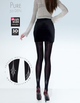Rajstopy Knittex Pure 3D Lurex 50 den 2-4 Knittex