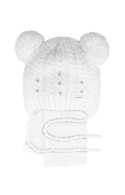 Komplet AJS 48-309 Czapka+szalik dziewczęcy AJS Komplet AJS 48-309 Czapka+szalik dziewczęcy AJS