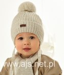 Komplet AJS 48-316 Czapka+szalik chłopięcy AJS Komplet AJS 48-316 Czapka+szalik chłopięcy AJS