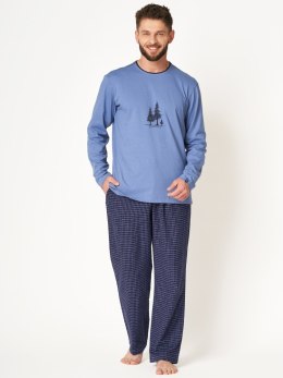 Piżama Key MNS 458 B24 dł/r M-2XL męska Key