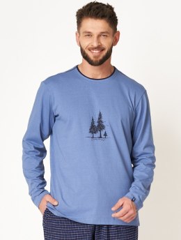 Piżama Key MNS 458 B24 dł/r M-2XL męska Key