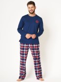 Piżama Key MNS 613 B24 Flanela M-2XL męska Key