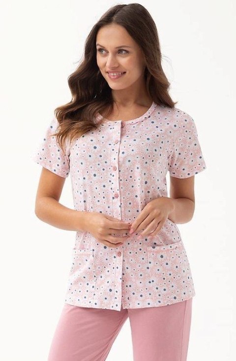 Piżama Luna 346 kr/r 4XL rozpinana damska Luna Piżama Luna 346 kr/r 4XL rozpinana damska Luna
