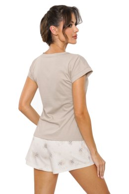 Bawełniana piżama damska z krótkimi spodenkami - Sandi short Donna Sp. Komandytowa