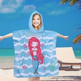 PonchoCotton World Plażowe Dziecięce z kapturem 60x60 Cotton World