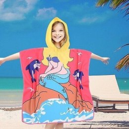 PonchoCotton World Plażowe Dziecięce z kapturem 60x60 Cotton World