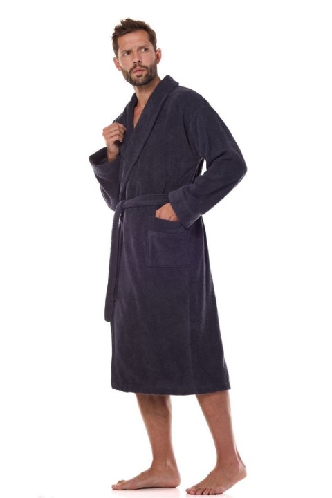 Szlafrok L&L 2450 M-2XL męski frota L&L