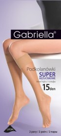 Podkolanówki Gabriella 504 Super bezuciskowe 15 den A'2 Gabriella Podkolanówki Gabriella 504 Super bezuciskowe 15 den A'2 Gabriella