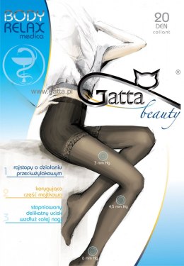 Rajstopy Gatta Body Relax Medica 20 den 5-XL Gatta