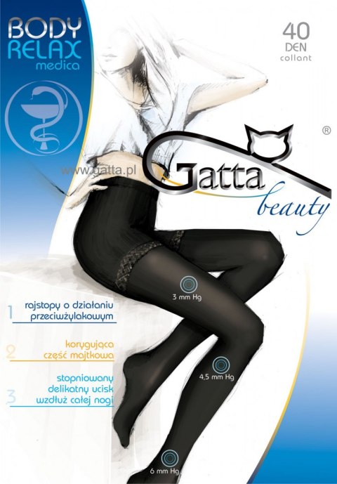 Rajstopy Gatta Body Relax Medica 40 den 2-4 Gatta