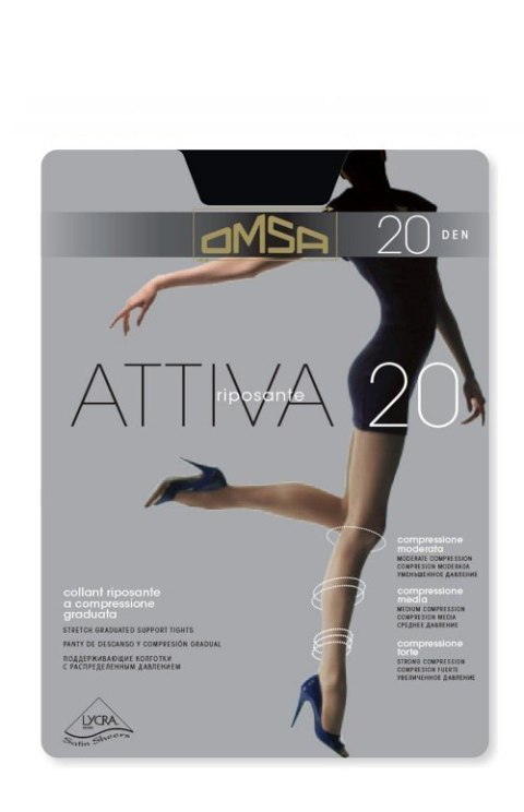 Rajstopy Omsa Attiva 20 den 2-5 Omsa Rajstopy Omsa Attiva 20 den 2-5 Omsa