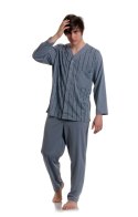 Piżama Gucio 0280 dł/r M-2XL męska rozpinana Gucio Piżama Gucio 0280 dł/r M-2XL męska rozpinana Gucio