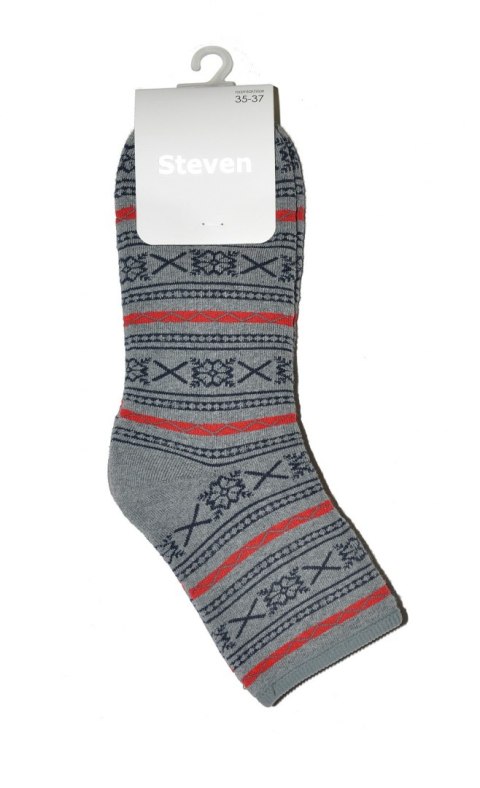 Skarpety Steven art.123 Frotte Wzór damskie 35-40 Steven Skarpety Steven art.123 Frotte Wzór damskie 35-40 Steven
