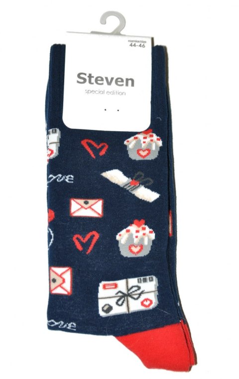 Skarpety Steven art.136 Serca męskie 41-46 Steven Skarpety Steven art.136 Serca męskie 41-46 Steven