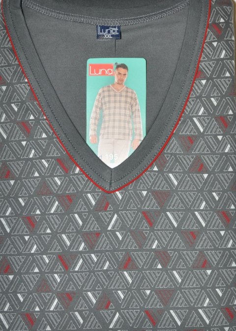 Piżama Luna 795 dł/r 3XL męska Luna Piżama Luna 795 dł/r 3XL męska Luna