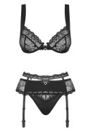 Komplet Obsessive Heartina Set S-XL Obsessive Komplet Obsessive Heartina Set S-XL Obsessive